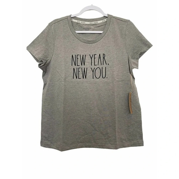 Rae Dunn "New Year New You" Tee Size Large NWT - Picture 6 of 6